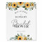 Sunflower Eucalyptus Bridal Shower Welcome Sign