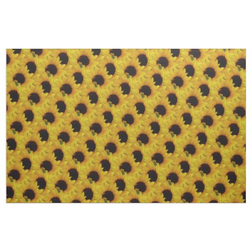 Sunflower Fabric Sunflower Fabric Cotton or Poly