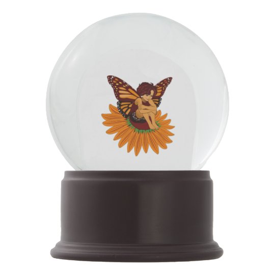 Sunflower Fairie Snow Globe