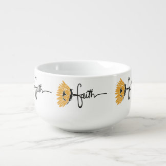 Sunflower Faith Soup Mug