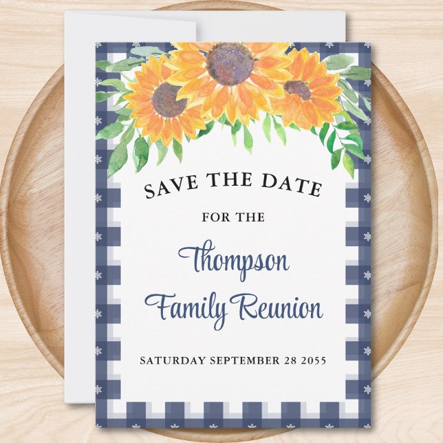 Sunflower Family Reunion Save The Date (Creator Uploaded)