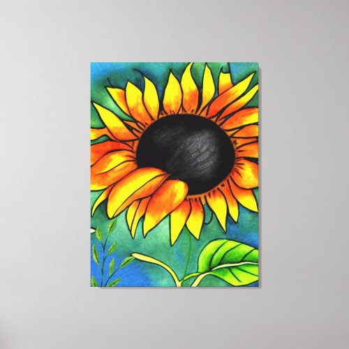 Sunflower Fantasy Canvas Print