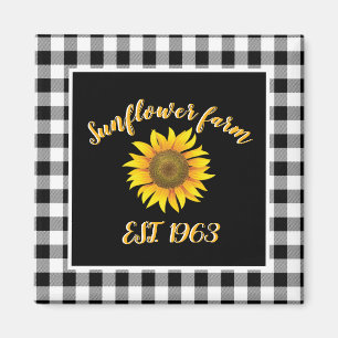 Sunflower farm magnet
