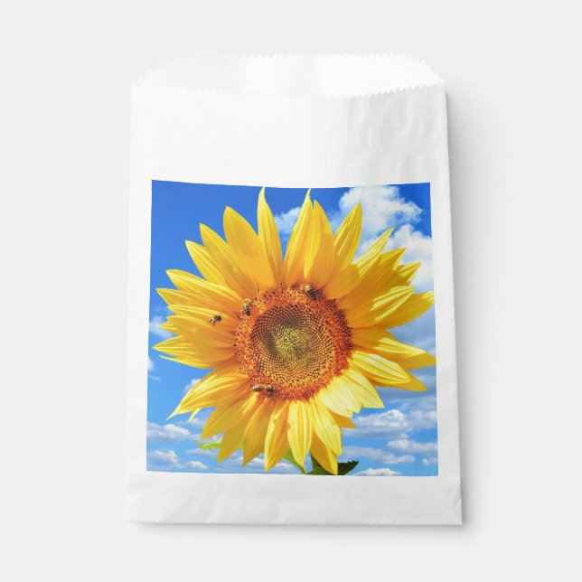 Sunflower Favor Bag (Front)