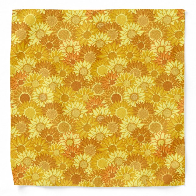 Sunflower Festival Bandana (Front)