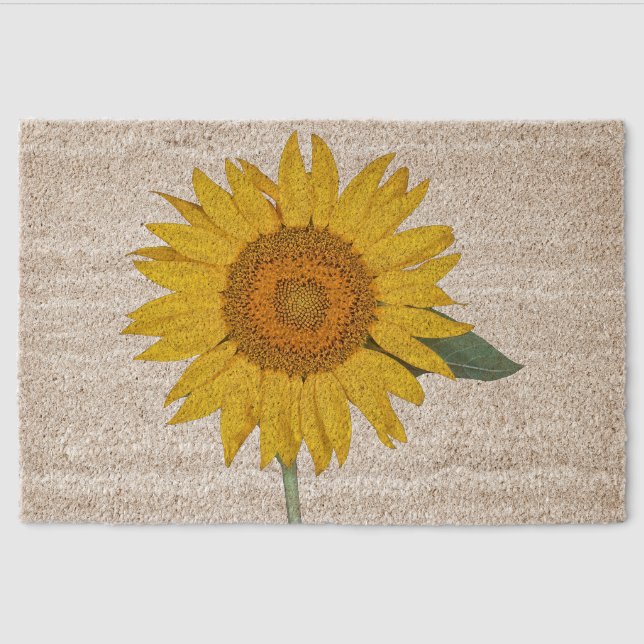 Sunflower Fiber Doormat (Front)
