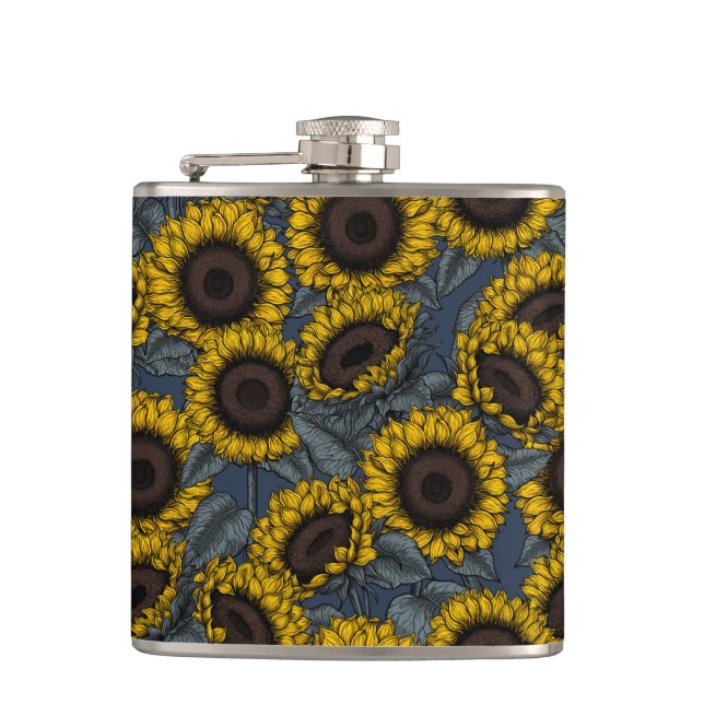 Sunflower field 2 flask (Front)