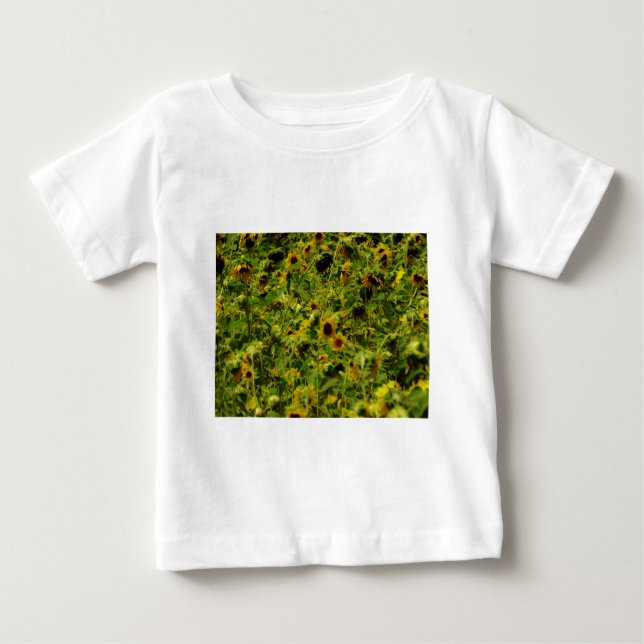 Sunflower field baby T-Shirt (Front)