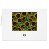 Sunflower field cards (Back Horizontal)