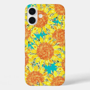 sunflower field iPhone 16 plus case