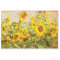 Sunflower Field Decoupage Yellow Vintage Antique