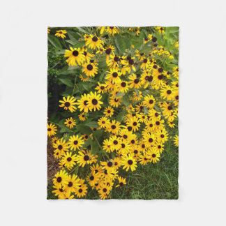 Sunflower Field Fleece Blanket