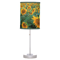 Sunflower Field in Longmont, Colorado Table Lamp
