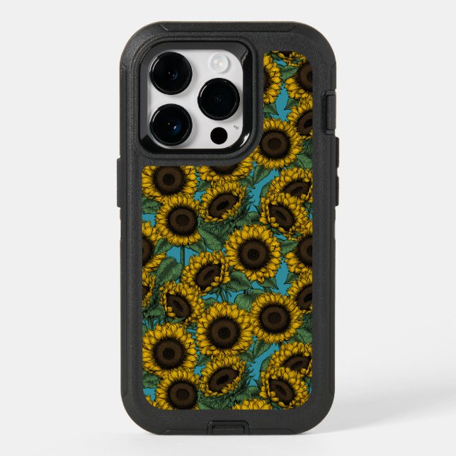 Sunflower field otterbox iPhone case (Back)