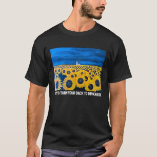 Sunflower Field Painting by Alfred Fox T-Shirt