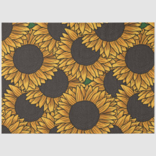Sunflower Field Tissue Paper