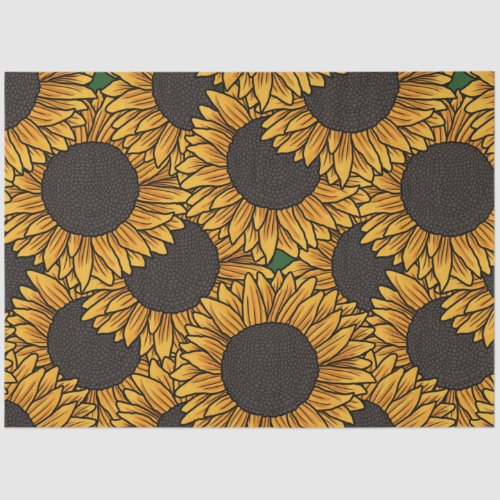 Sunflower Field Tissue Paper