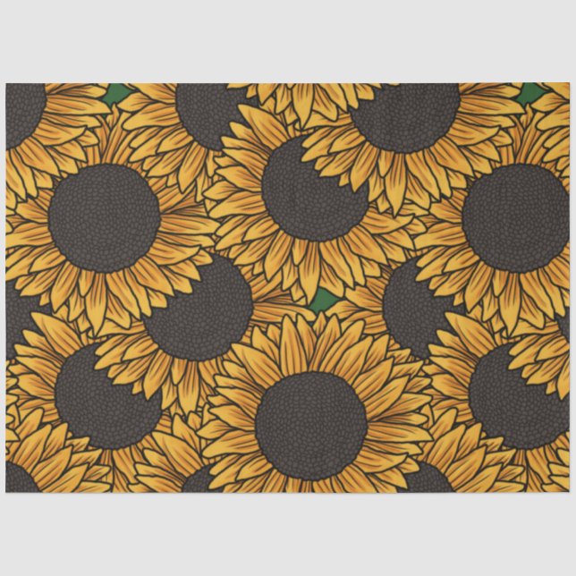 Sunflower Field Tissue Paper (Front)