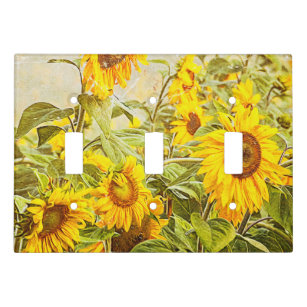 Decorative Light Switch Wall Plate Yellow Sunflowers Switch Plate Cover Decorative Light Switch Wall Plate Yellow Sunflowers Switch Plate Cover