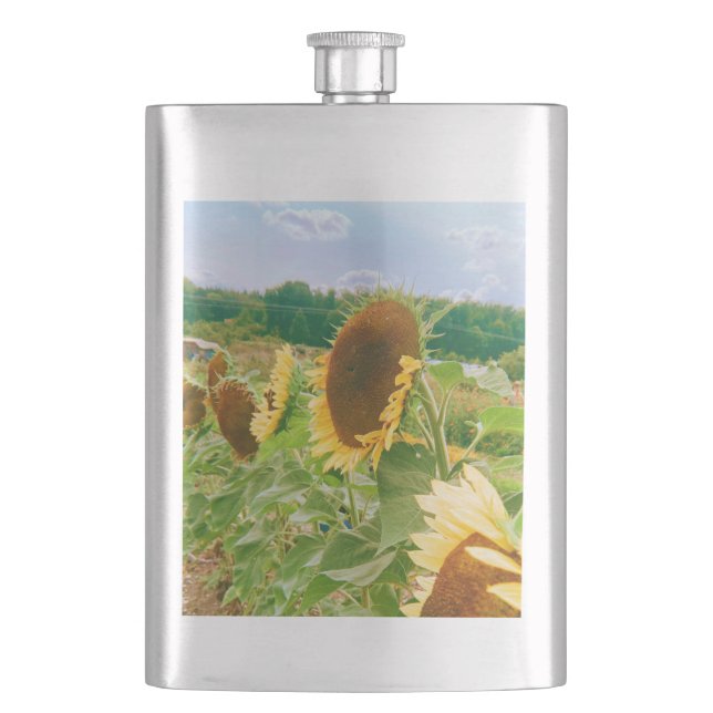 Sunflower Fields Flask (Front)