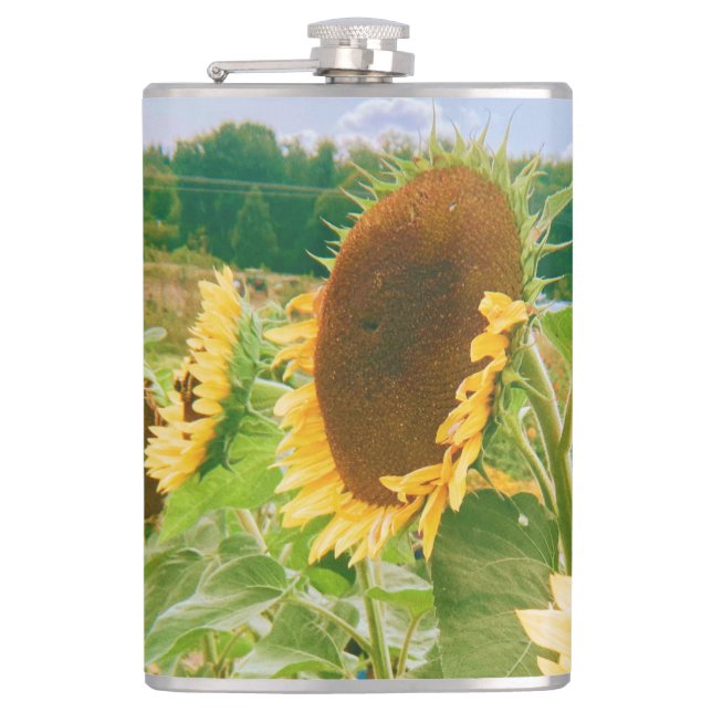 Sunflower Fields Flask (Front)
