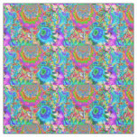 Sunflower fields forever blue fabric