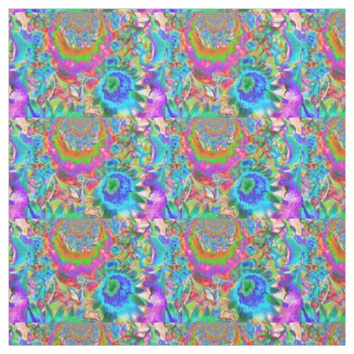Sunflower fields forever blue fabric