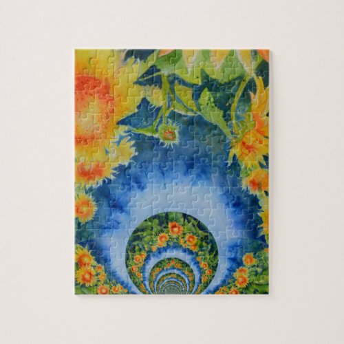 Sunflower Fields Forever Jigsaw Puzzle