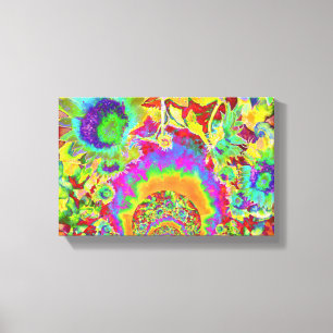 Sunflower Fields forever - orange Canvas Print