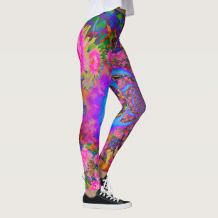 sunflower fields forever - pink leggings