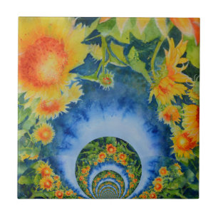Sunflower Fields Forever Tile