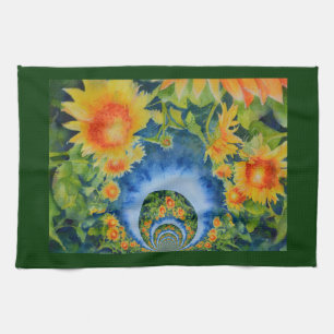 Sunflower Fields Forever Towel