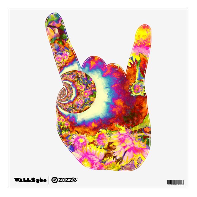 Sunflower fields forever wall sticker (Front)