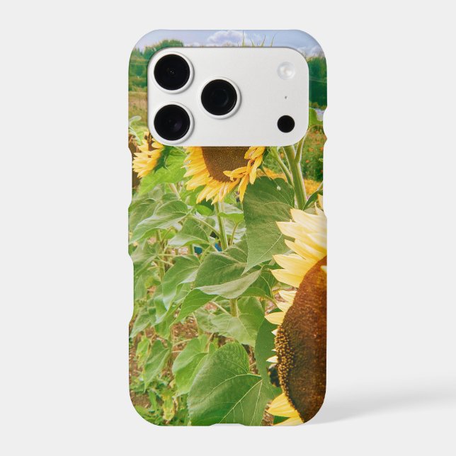 Sunflower Fields Iphone Case (Back)