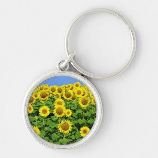 Sunflower Key Chains and Home Decor