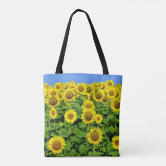 Sunflower Fields Tote Bag