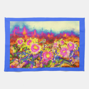 Sunflower Fields Towel