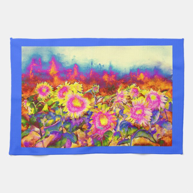 Sunflower Fields Towel (Horizontal)