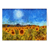 Sunflower Fields Van Gogh (Front Horizontal)
