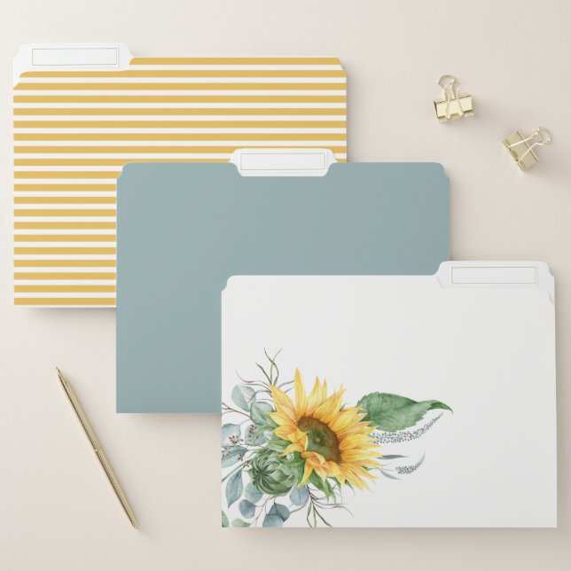 Sunflower File Folder (Set)