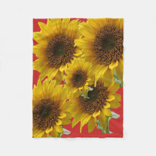 Sunflower Fleece Blanket
