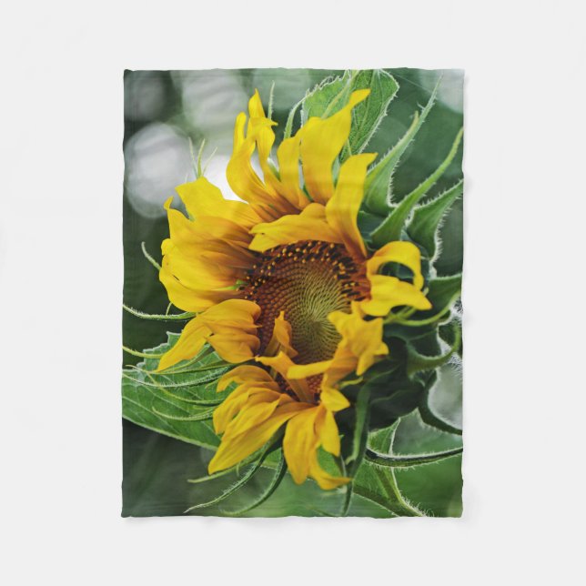 Sunflower Fleece Blanket (Front)