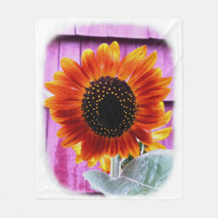 Sunflower Fleece Blanket