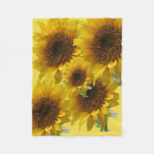 Sunflower Fleece Blanket