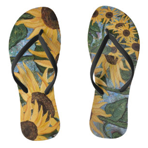 Sunflower Flip Flop