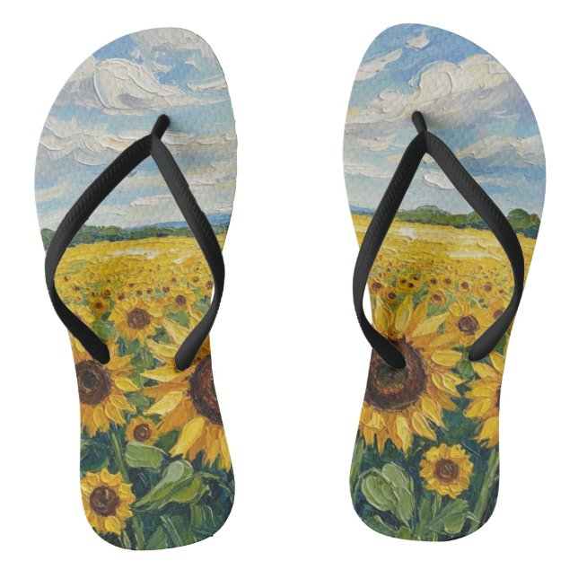 sunflower flip flops (Footbed)