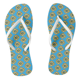 Sunflower Flip Flops