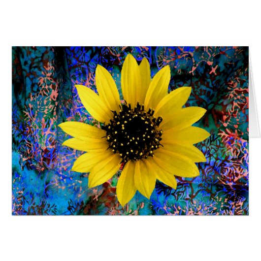 Sunflower Float Cards (Front Horizontal)