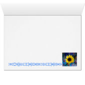 Sunflower Float Cards (Inside Horizontal (Bottom))