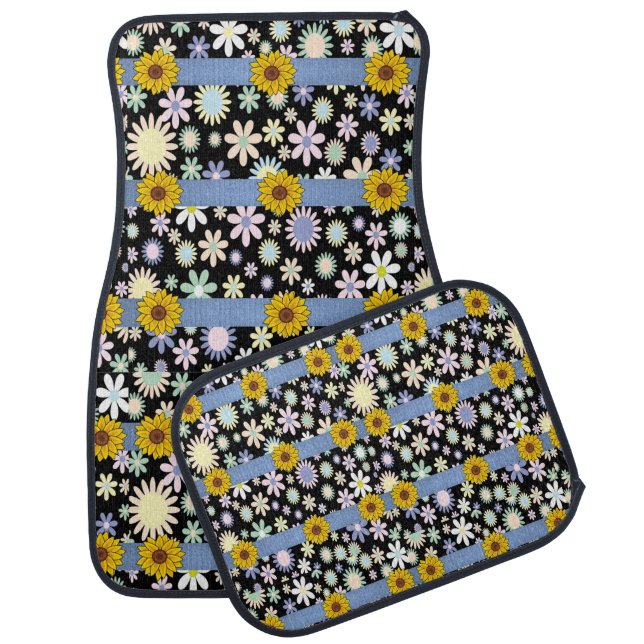 Sunflower floor car mats (Set)